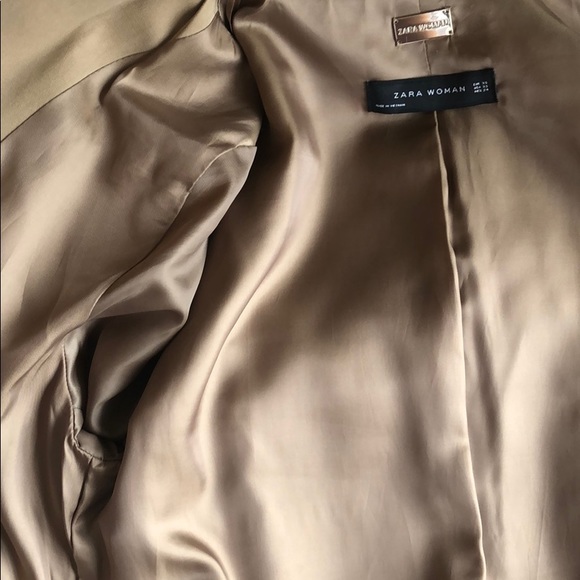 Zara Trench Coat Tan - Picture 6 of 7